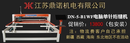 DN-5-B1WF電腦單針絎縫機活動詳情